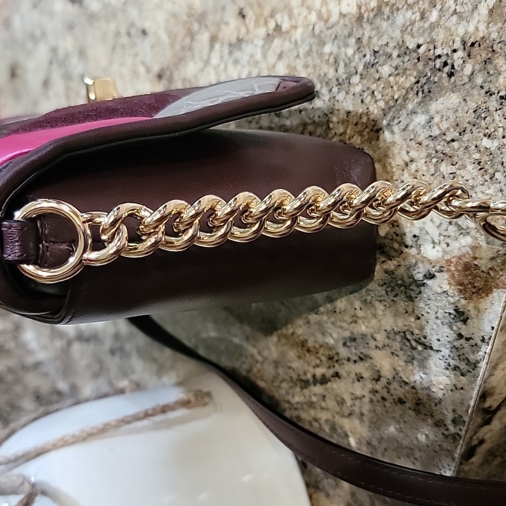 Coach Euc Mini Ruby Patchwork In Ruby Leather Red… - image 3